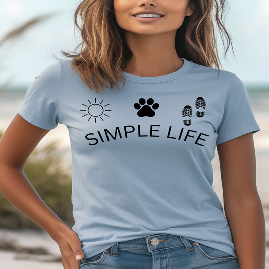 Simple Life Short Sleeve Tee